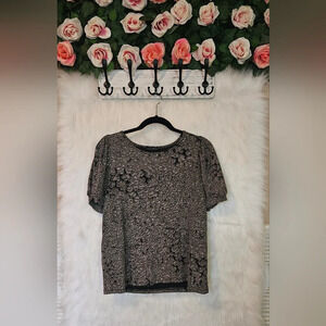 Mercer & Madison Leopard Print Knit Top